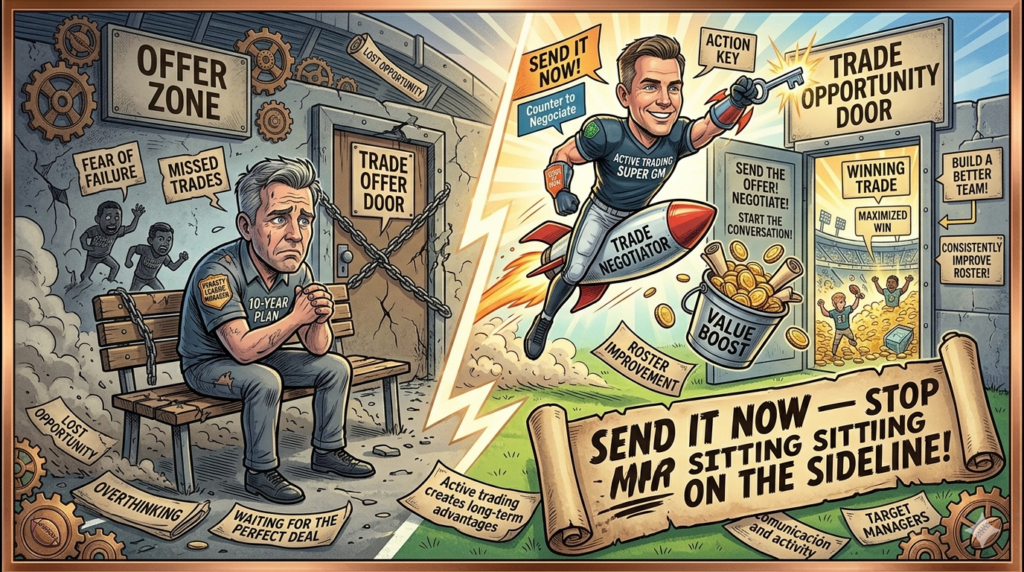 SEND IT NOW — Stop Sitting on the Sideline (Dynasty Trade Tips from the Commish)