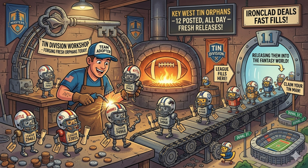 Claim Your Tin Orphan ($46.95) from the Masters Fantasy Leagues Orphan Workshop!