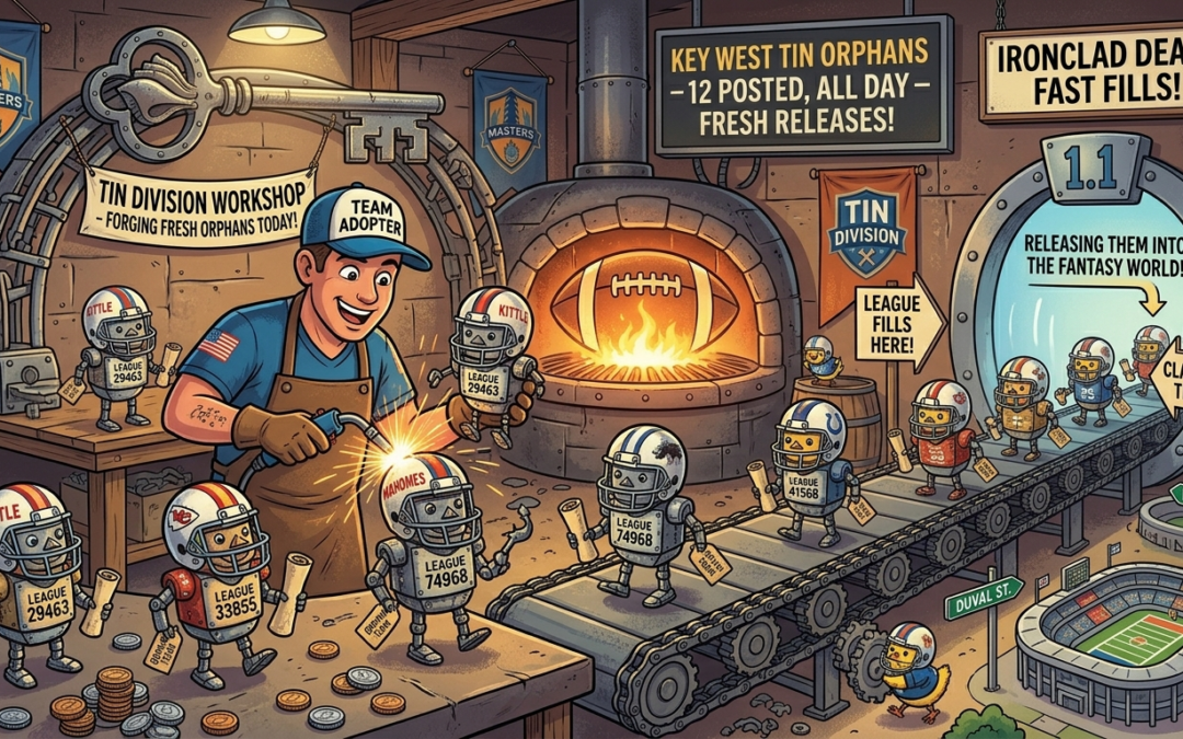 Claim Your Tin Orphan ($46.95) from the Masters Fantasy Leagues Orphan Workshop!