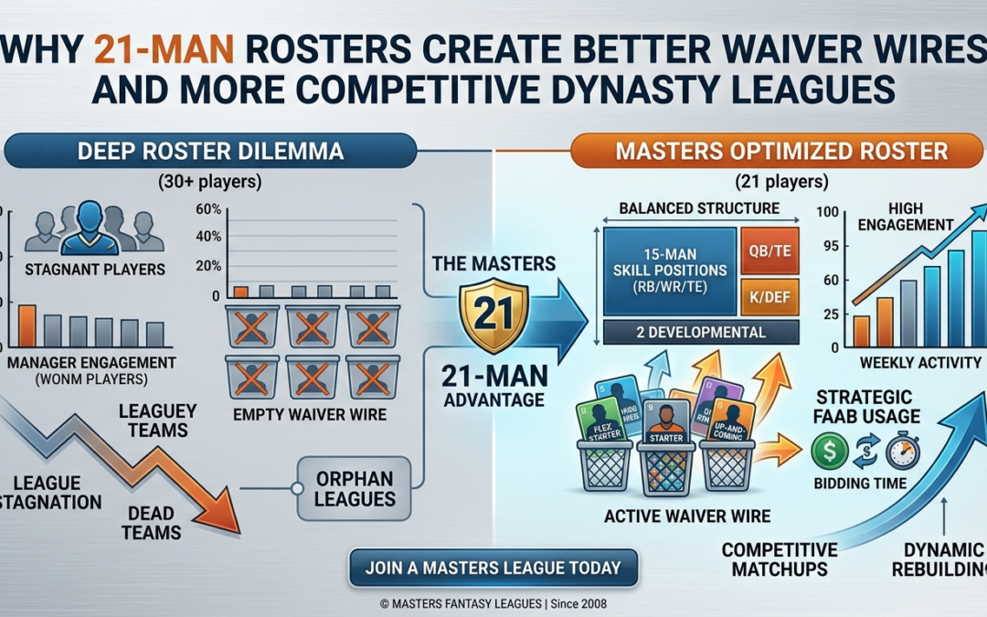 Why 21-Man Rosters Create Better Waiver Wires and More Competitive Dynasty Leagues