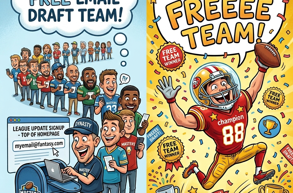 FREE EMAIL DRAFT GIVEAWAY: Win a Free Team and Join a 19-Year Fantasy Tradition!