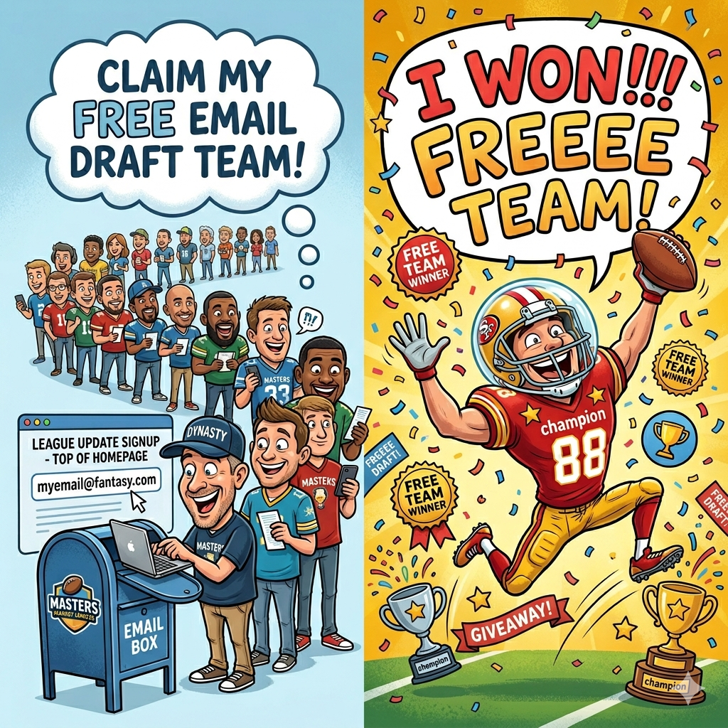 Win a free team at masters fantasy leagues 5.20.26 Win a free team at masters fantasy leagues 5.20.26