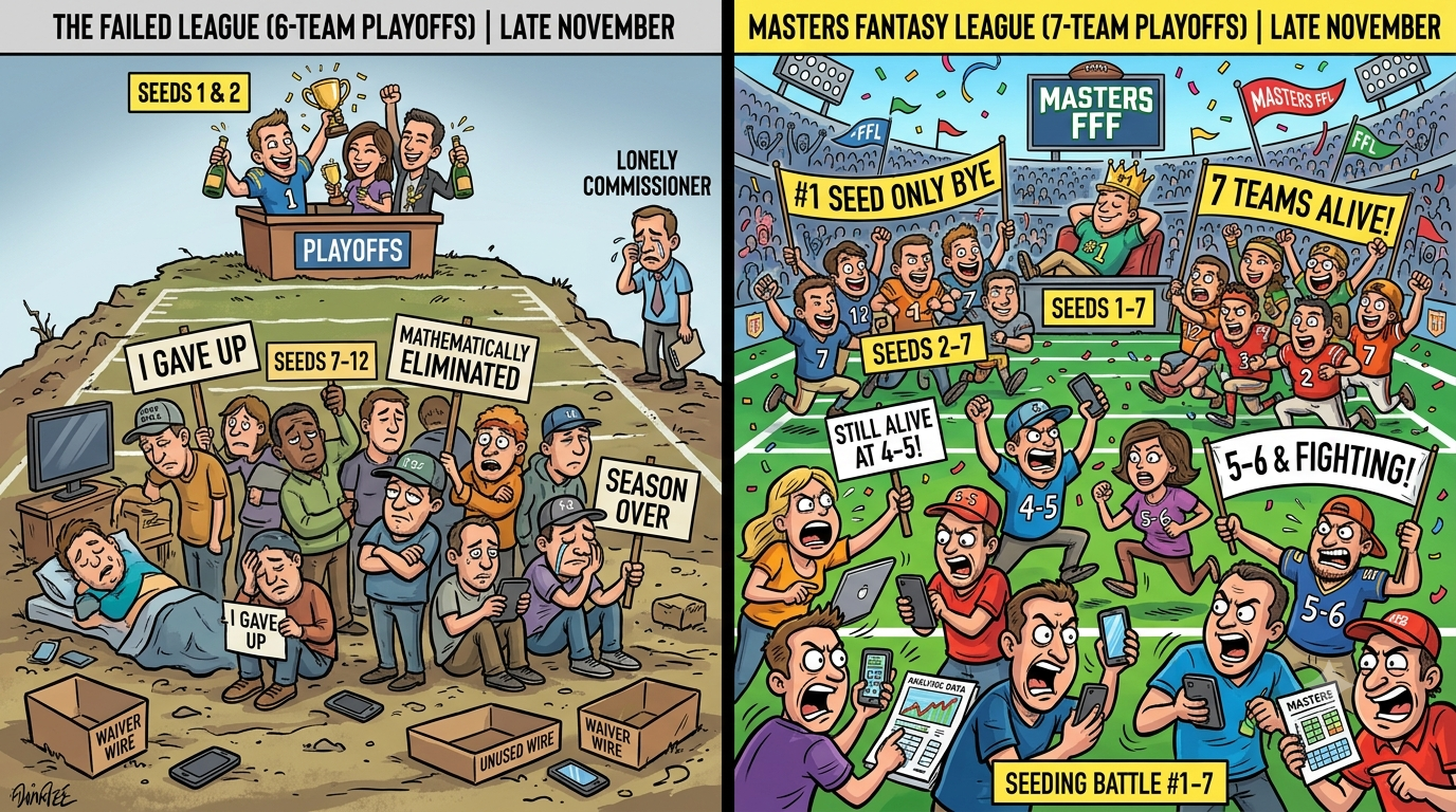 Why 7 team playoffs work best for fantasy