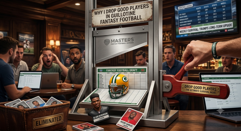 Why I Drop Good Players Without Hesitation in Guillotine Fantasy Football Leagues (And Why You Should Too)
