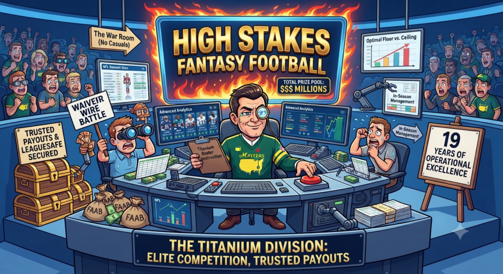 Titanium Division: The Pinnacle of High-Dollar Fantasy Football Leagues