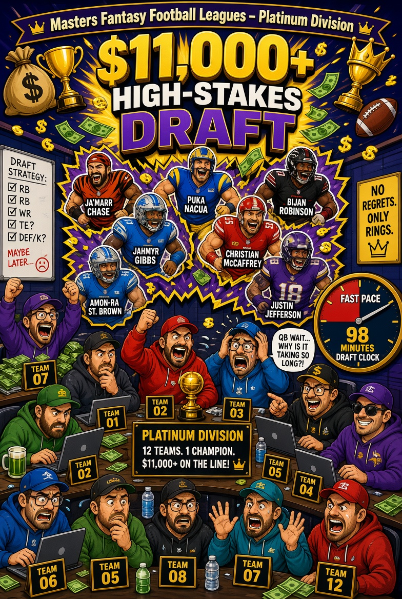 High Stakes Fantasy Football Draft