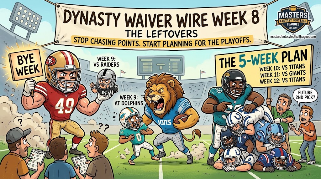 Dynasty Waiver Wire leftovers week 8, 2026 Dynasty Waiver Wire leftovers week 8,