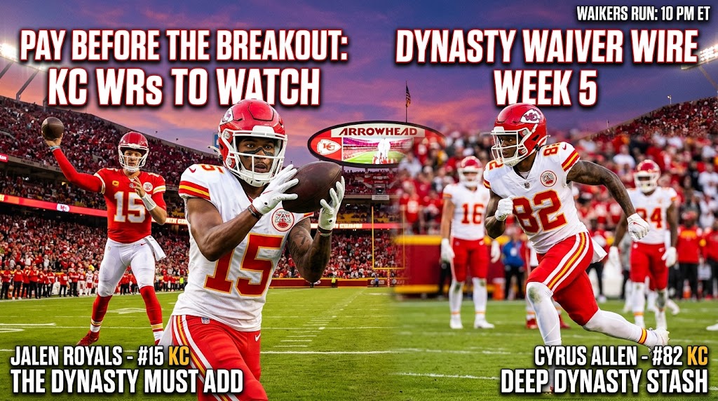 DynastyWaiverWireLeftoversWeek 5 DynastyWaiverWireLeftoversWeek