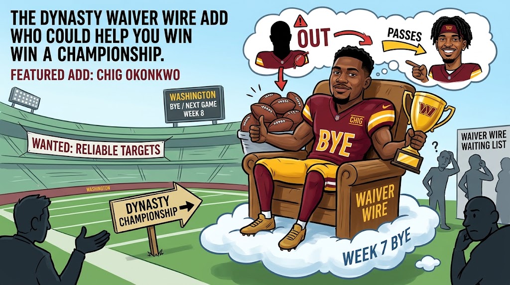 Week 7 dynasty waivers, Chig Okonkwo 2026 Week 7 dynasty waivers, Chig Okonkwo 2026