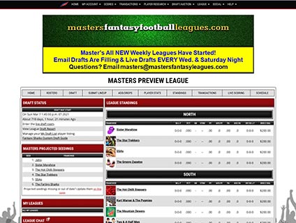 league masters fantasy football entire note take site leagues money